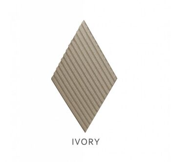 3D korkové stenové panely Stripe Ivory